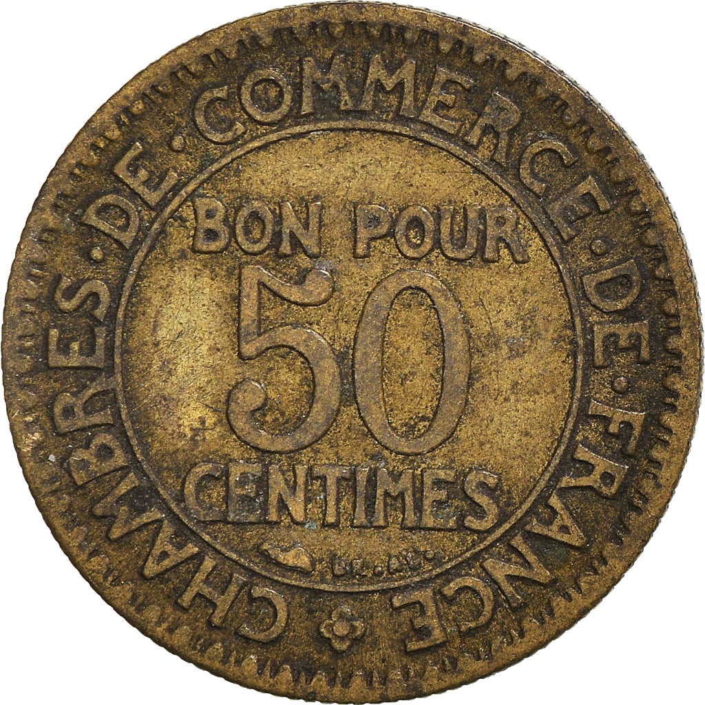 Münze, Frankreich, 50 Centimes, 1922