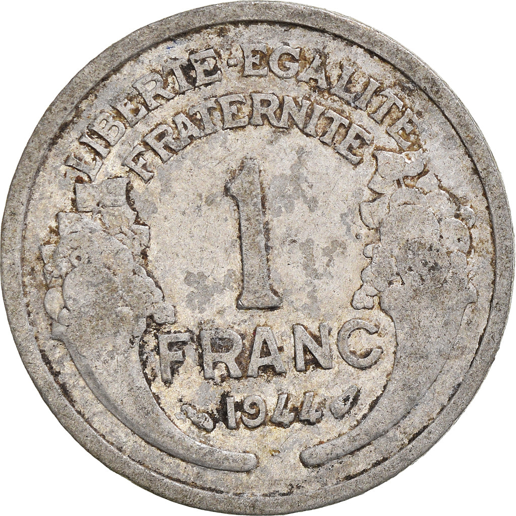 Moneta, Francja, Franc, 1944