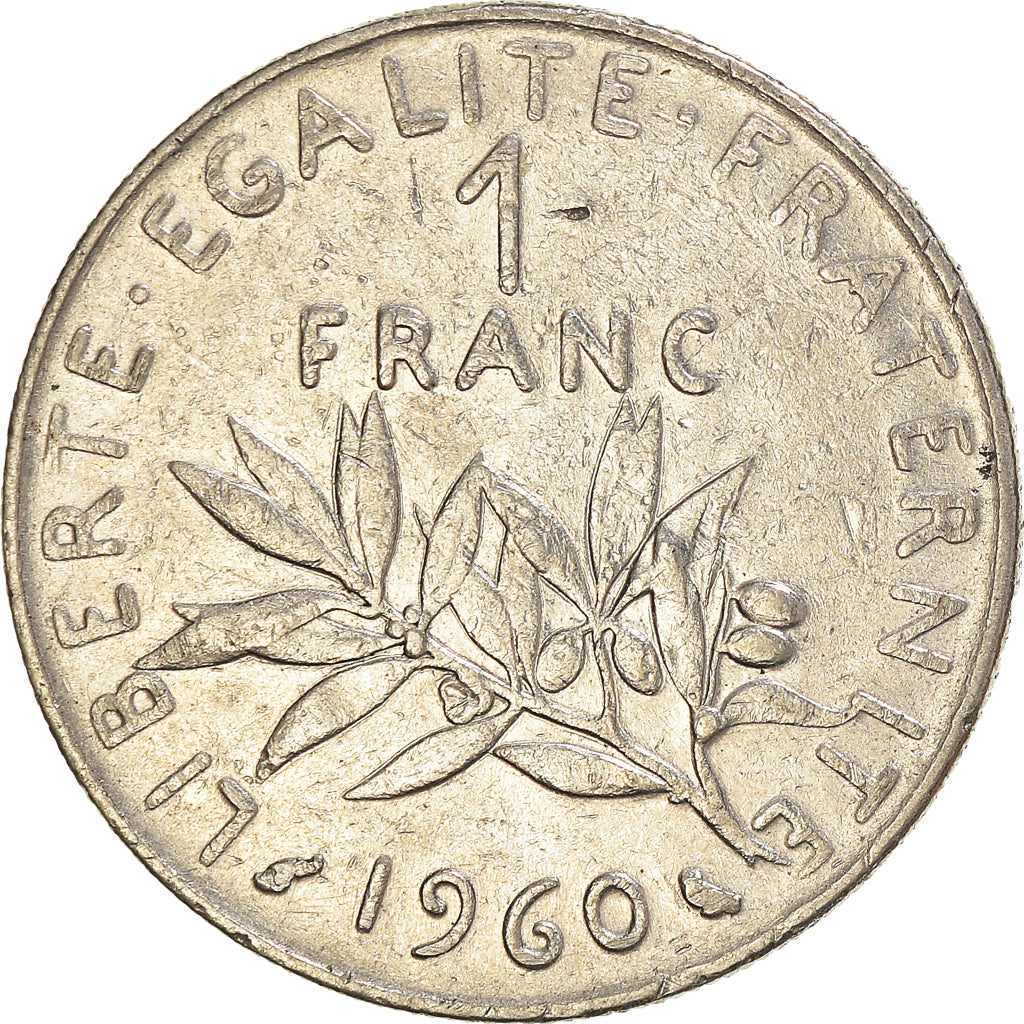 Moneta, Francja, Franc, 1960