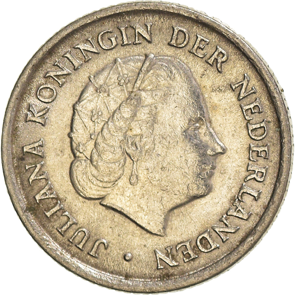 Münze, Niederlande, 10 Cents, 1965