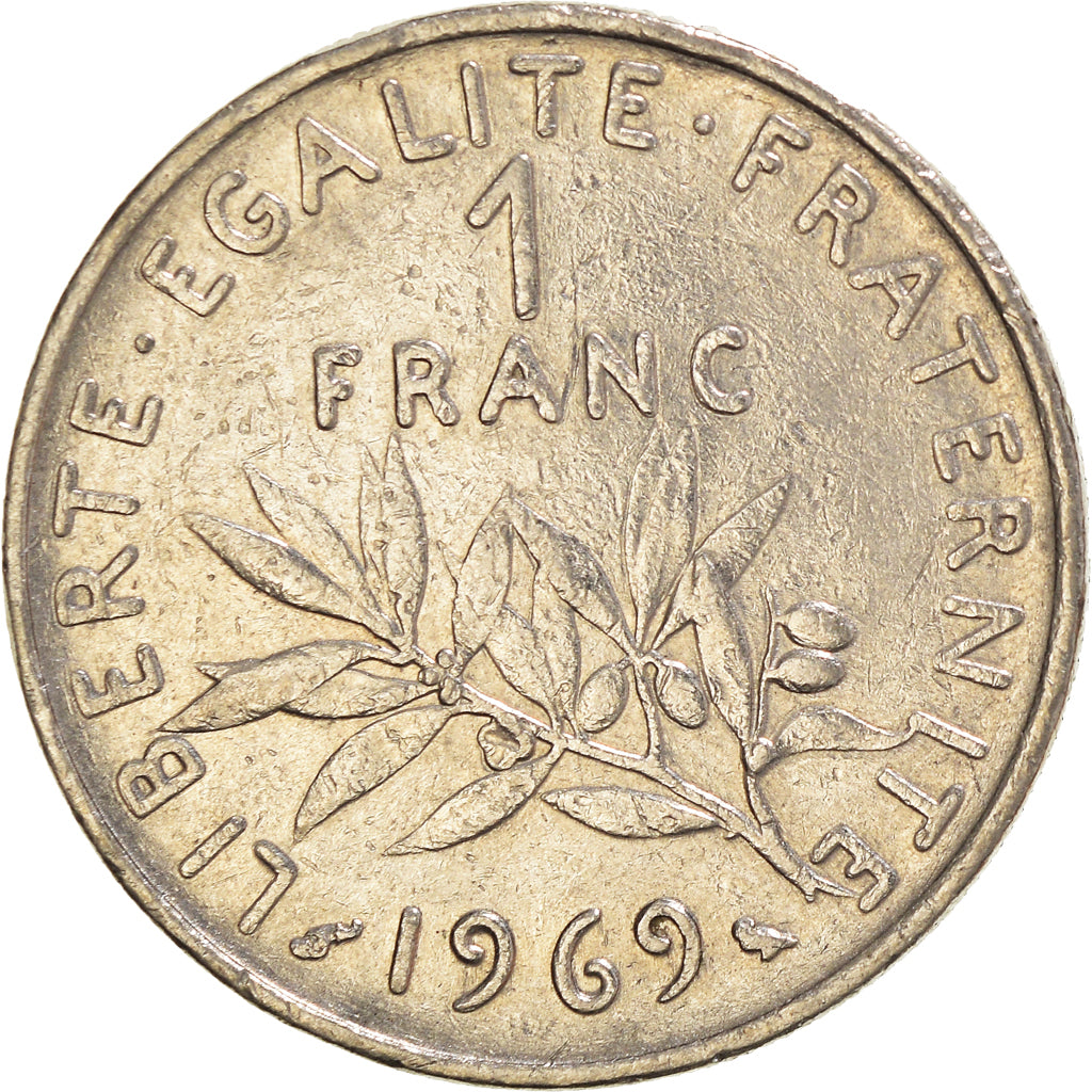 Moneta, Francja, Franc, 1969