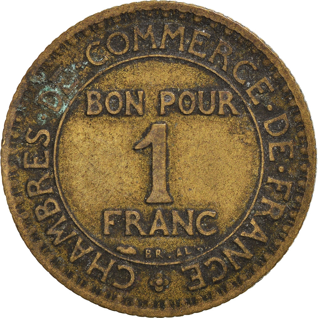 Moneta, Francja, Franc, 1924