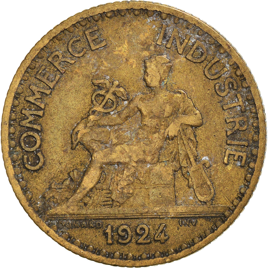 Moneta, Francja, Franc, 1924