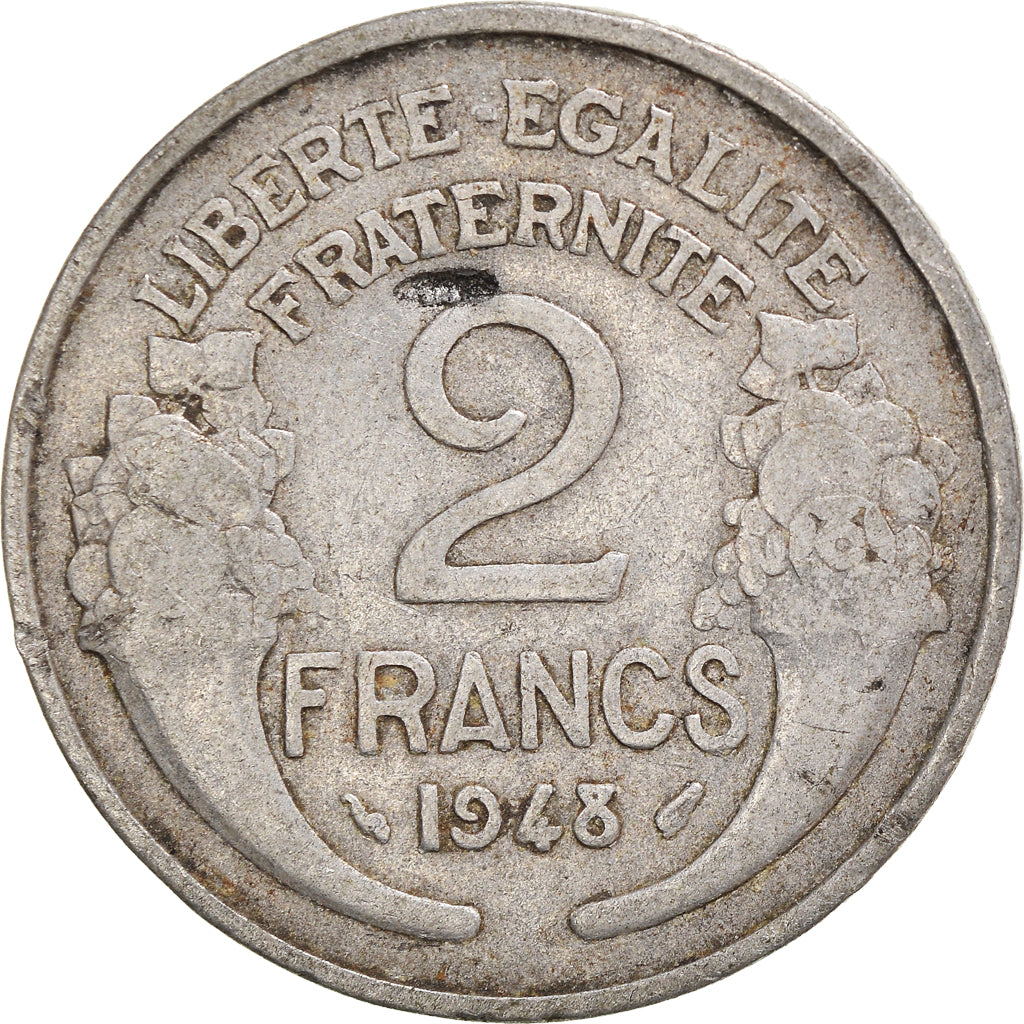 Moneta, Francia, 2 Francs, 1948
