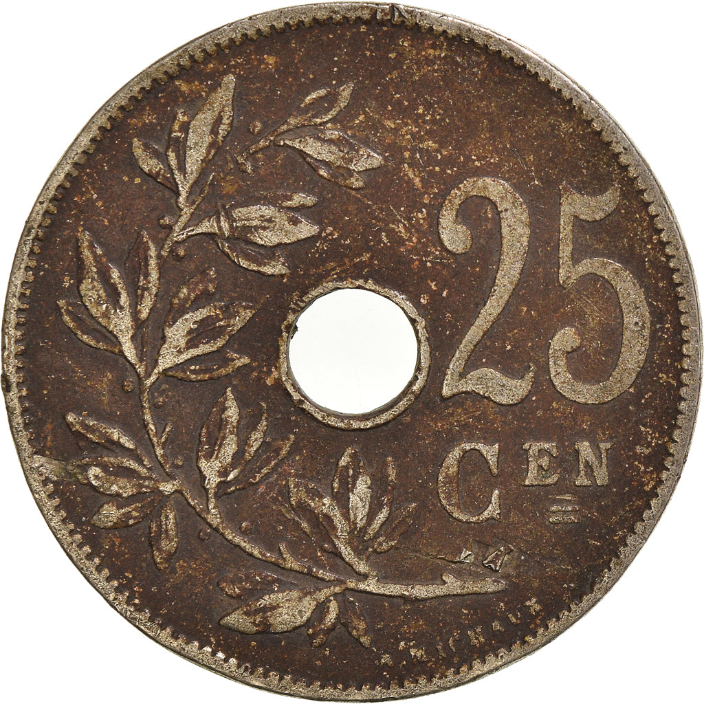Moneta, Belgio, 25 Centimes, 1928