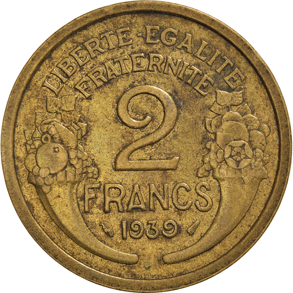 Coin, France, 2 Francs, 1939
