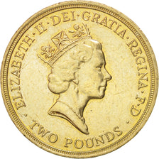 Coin, Great Britain, Elizabeth II, 2 Pounds, 1989, MS(63), Nickel-brass, KM:960