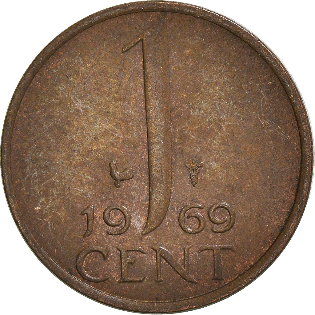 Münze, Niederlande, Cent, 1969