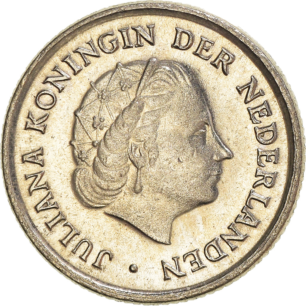 Münze, Niederlande, 10 Cents, 1976