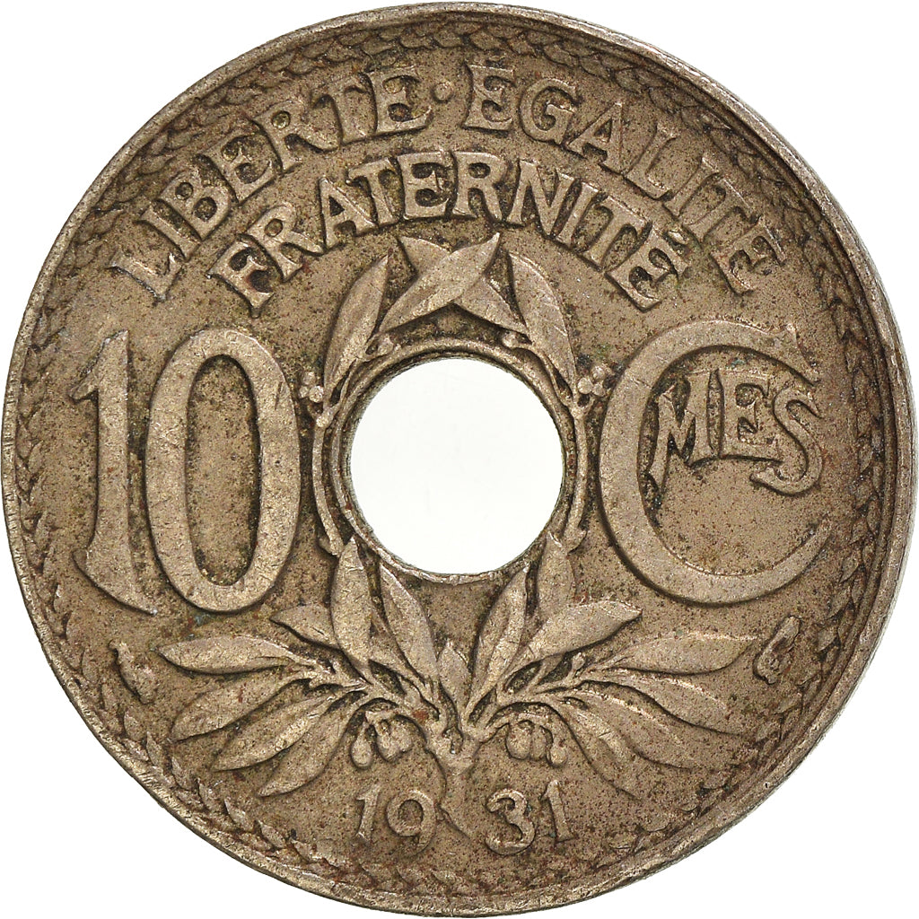 Coin, France, 10 Centimes, 1931