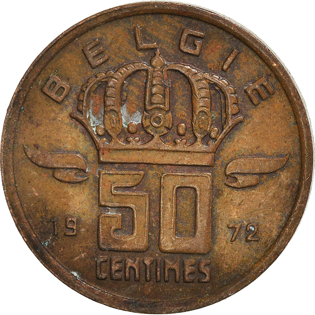Coin, Belgium, 50 Centimes, 1972