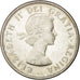 Coin, Canada, Elizabeth II, 50 Cents, 1963, Ottawa, MS(60-62), Silver, KM:56