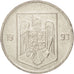 ROMANIA, 5 Lei, 1993, KM #114, EF(40-45), Nickel Plated Steel, 21, 3.36