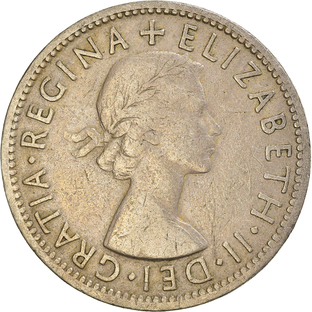 Coin, Great Britain, Florin, Two Shillings, 1956