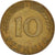 Moeda, ALEMANHA - REPÚBLICA FEDERAL, 10 Pfennig, 1950