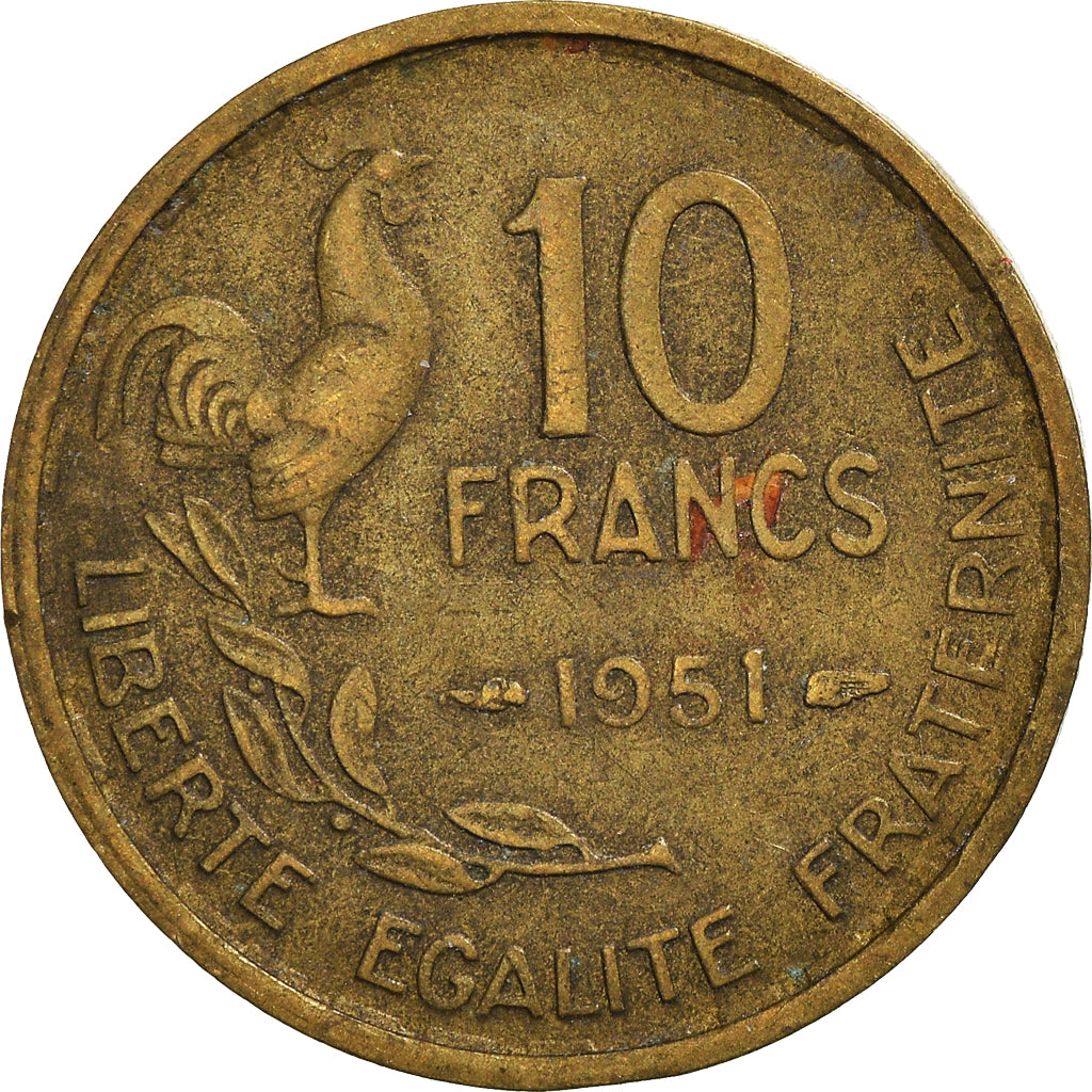 Münze, Frankreich, 10 Francs, 1951