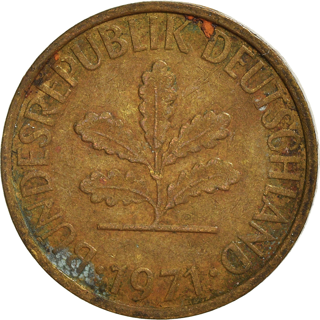 Moneda, ALEMANIA - REPÚBLICA FEDERAL, 5 Pfennig, 1971