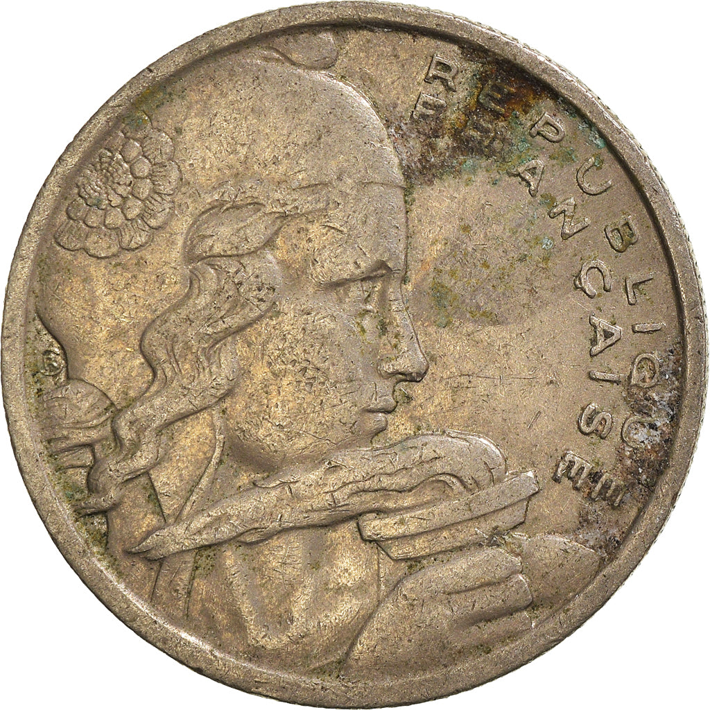 Munten, Frankrijk, 100 Francs, 1955