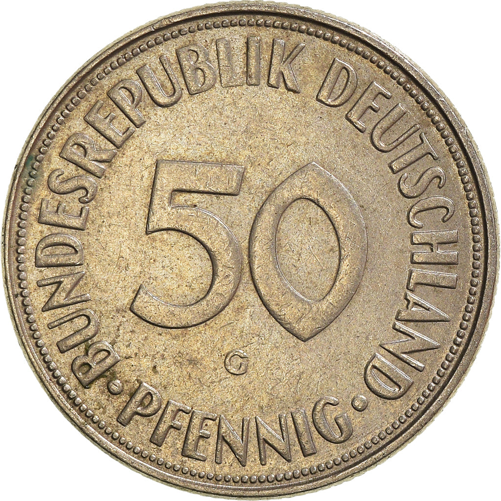 Monnaie, République fédérale allemande, 50 Pfennig, 1950