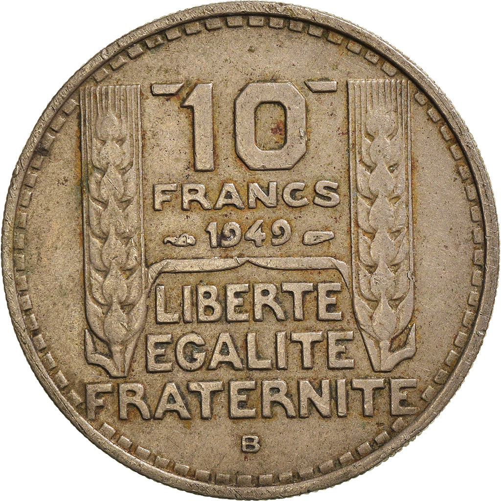 Münze, Frankreich, 10 Francs, 1949