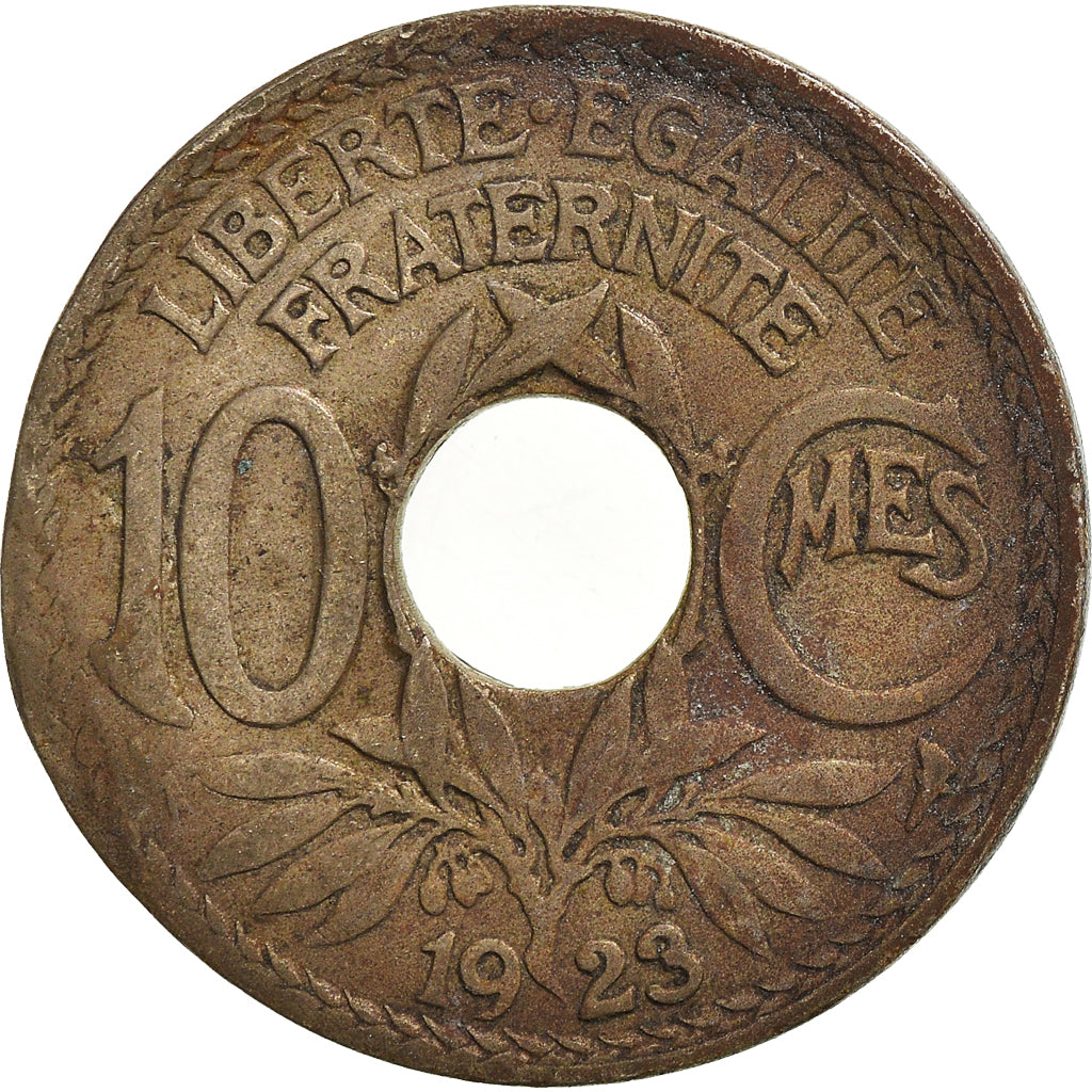Coin, France, 10 Centimes, 1923