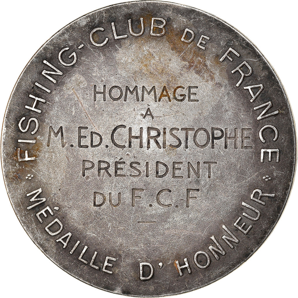 Frankreich, Medaille, Fishing Club de France, Sports & leisure, Baudichon, SS