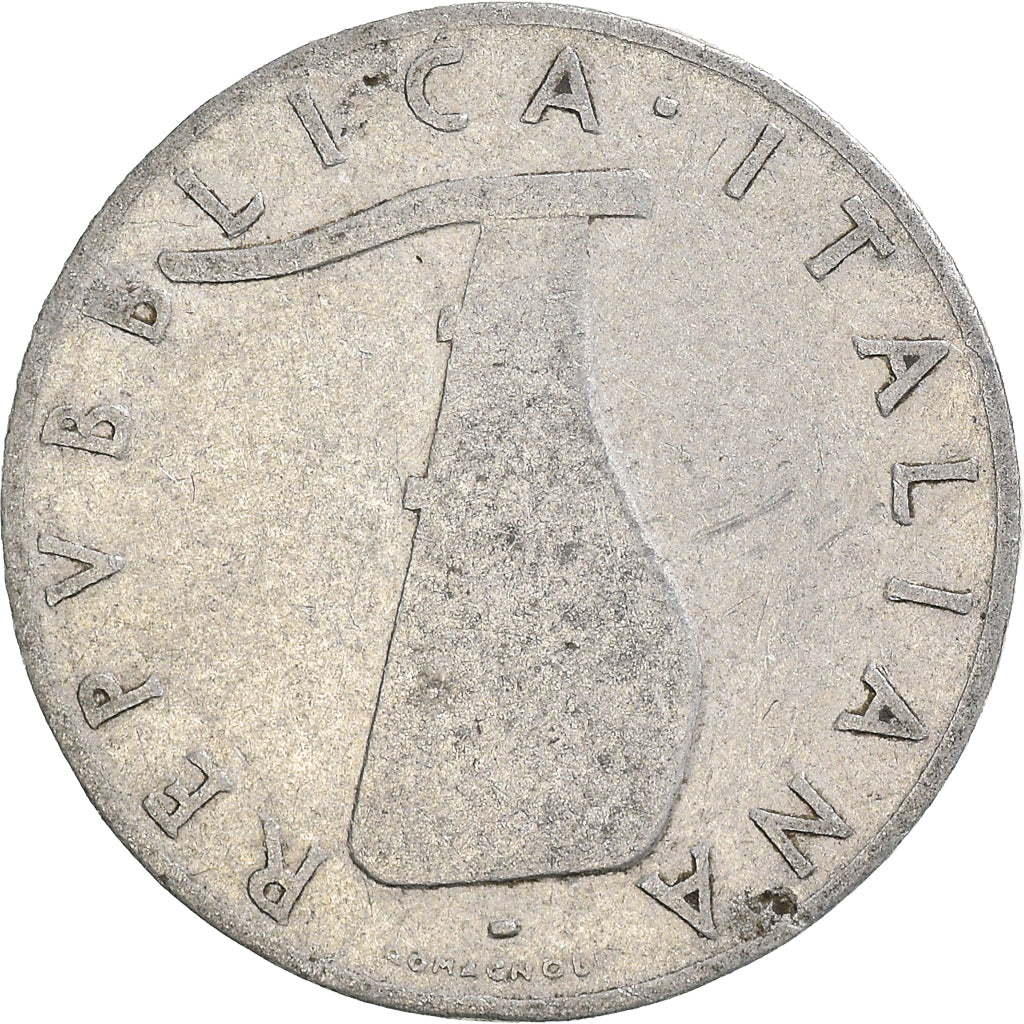 Moeda, Itália, 5 Lire, 1954