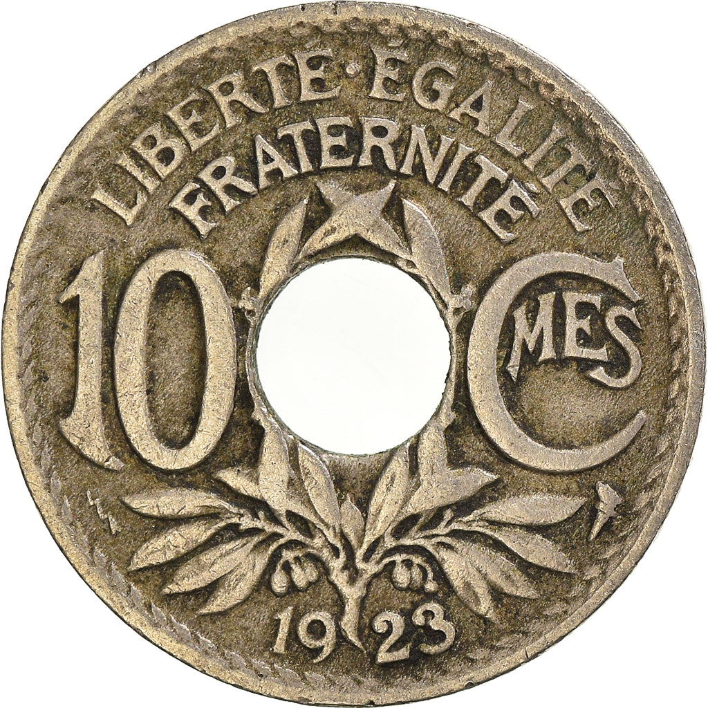Coin, France, 10 Centimes, 1923