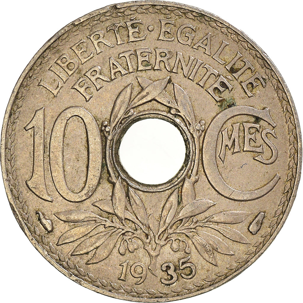 Coin, France, 10 Centimes, 1935