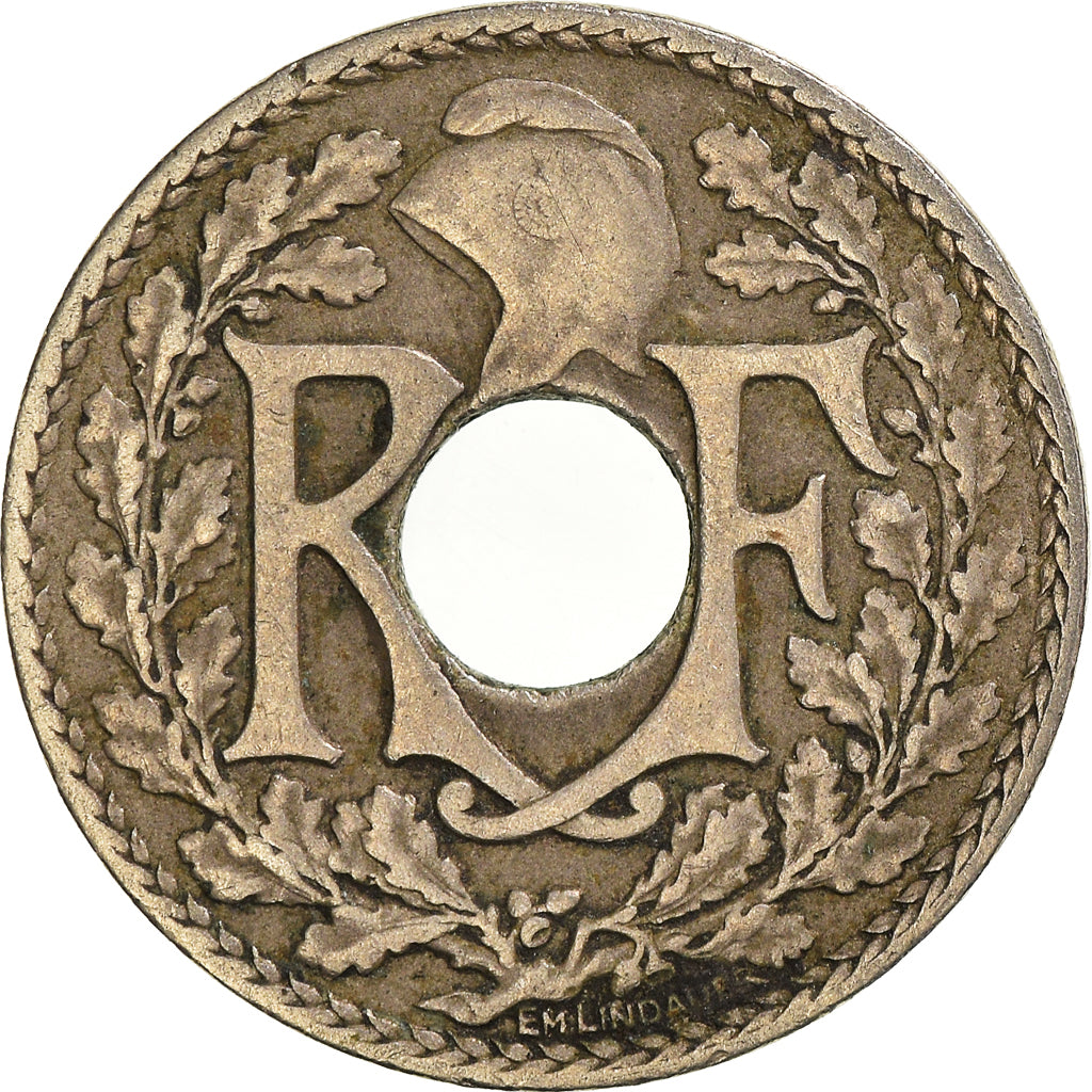 Moeda, França, 10 Centimes, 1924