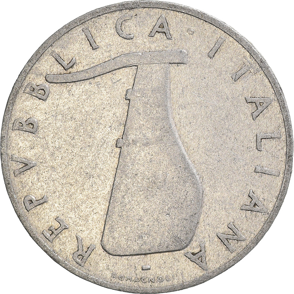 Moneta, Włochy, 5 Lire, 1953