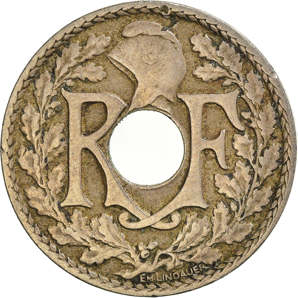 Coin, France, 10 Centimes, 1919