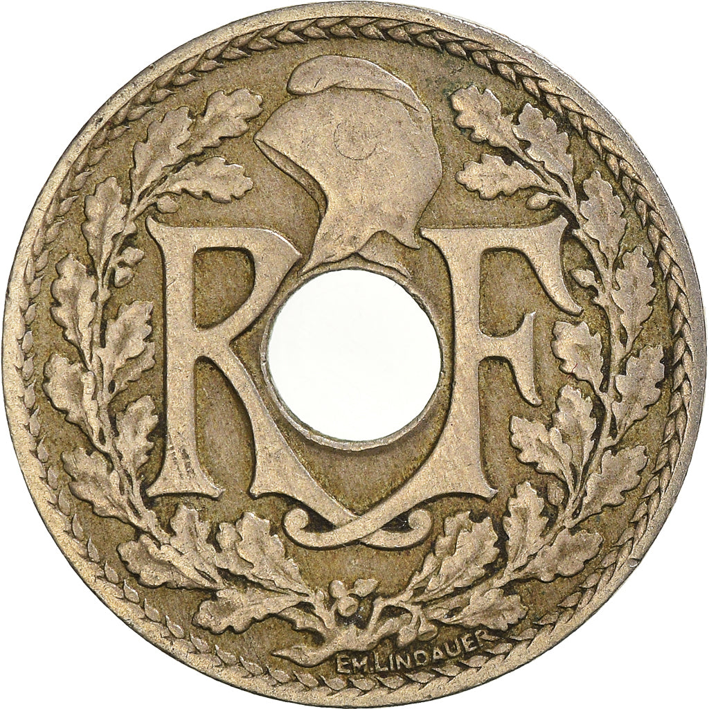 Moeda, França, 10 Centimes, 1923