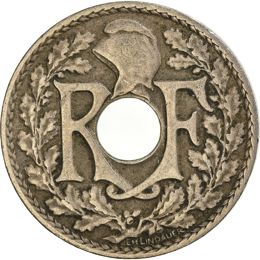 Moeda, França, 10 Centimes, 1925