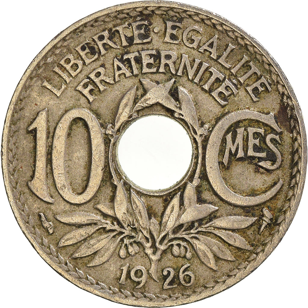 Moneta, Francia, 10 Centimes, 1926