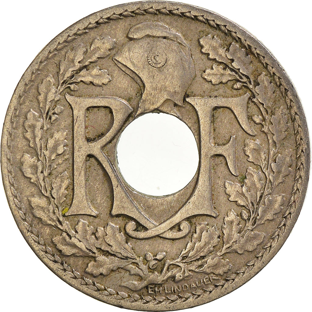 Coin, France, 10 Centimes, 1918