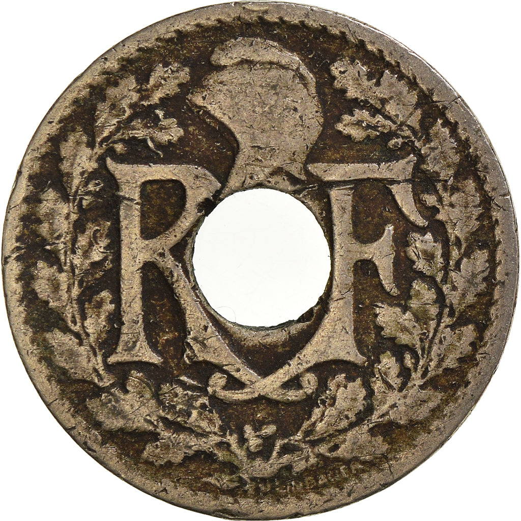 Moeda, França, 10 Centimes, 1922