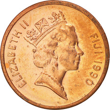 FIJI, Cent, 1990, KM #49a, MS(63), Copper Plated Zinc, 17.53, 1.57