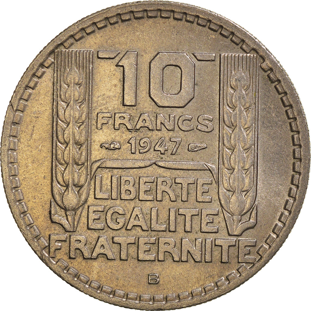 Moeda, França, 10 Francs, 1947