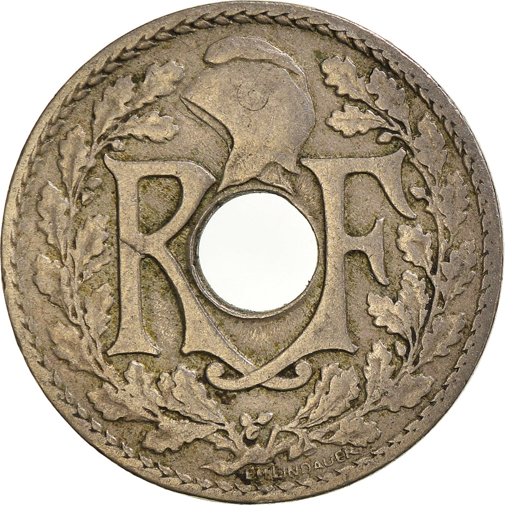 Moeda, França, 10 Centimes, 1922