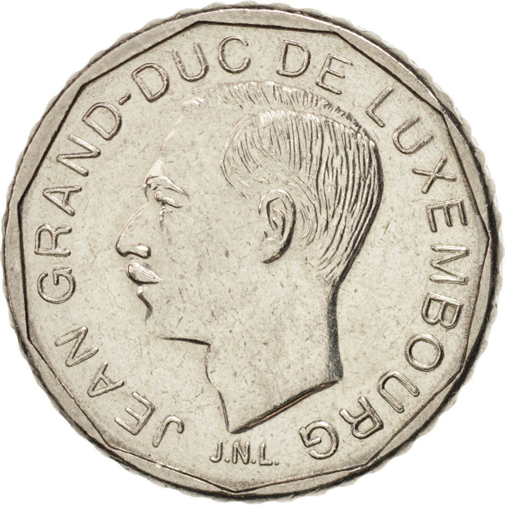 LUXEMBOURG, 50 Francs, 1987, KM #62, AU(55-58), Nickel, 22.75, 6.99