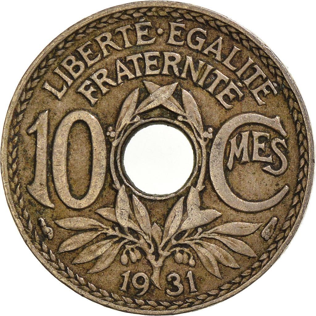 Coin, France, 10 Centimes, 1931