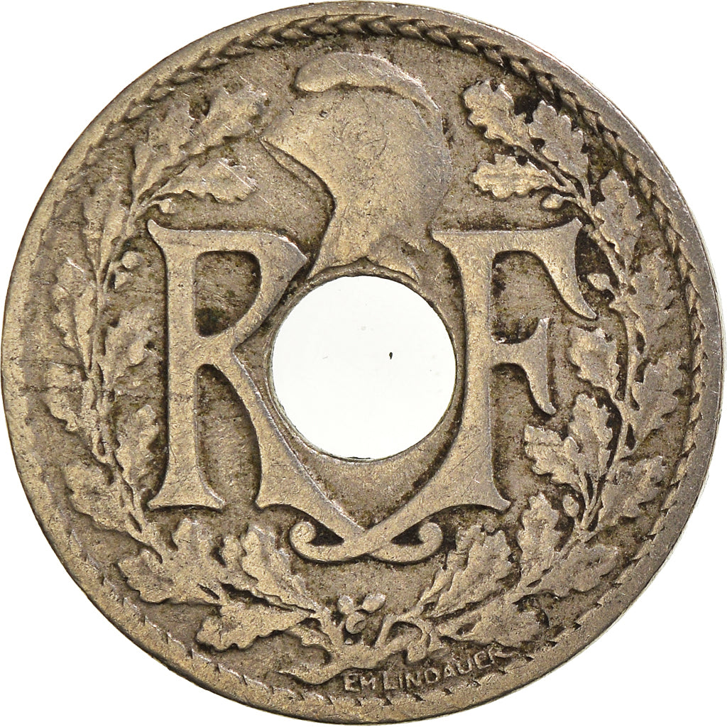 Munten, Frankrijk, 10 Centimes, 1921
