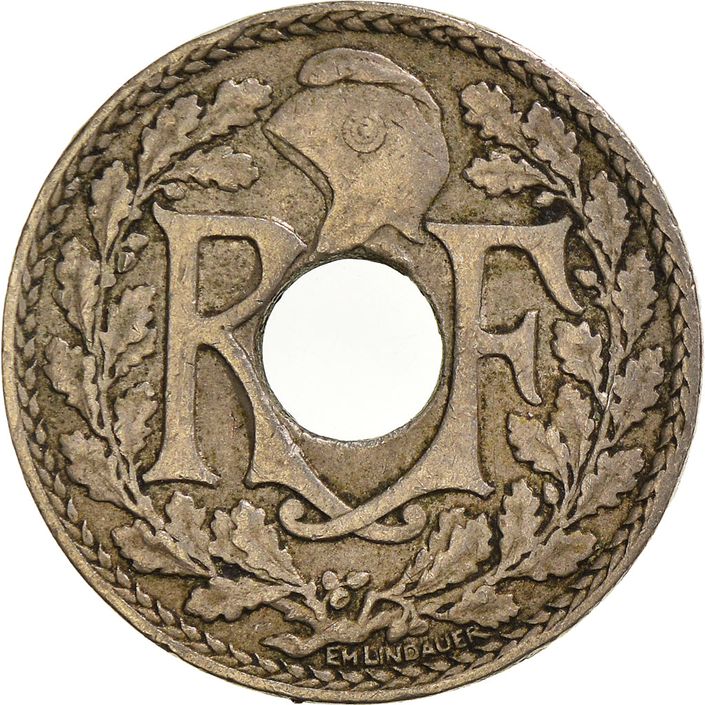 Moneda, Francia, 10 Centimes, 1925