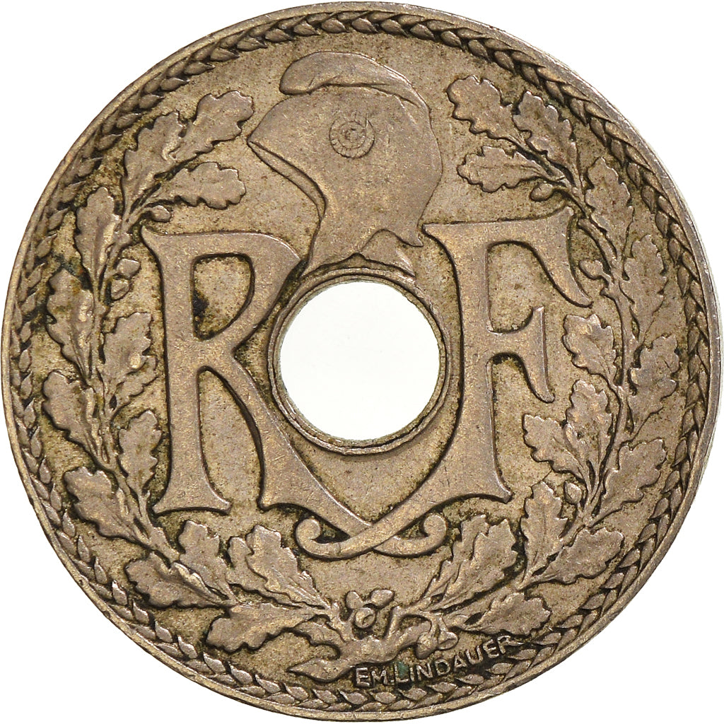 Moeda, França, 10 Centimes, 1935