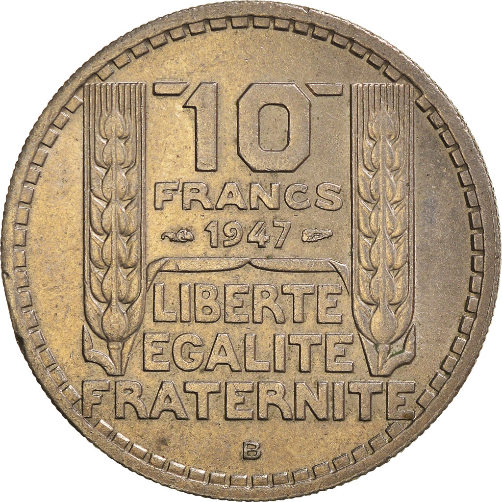 Moeda, França, 10 Francs, 1947