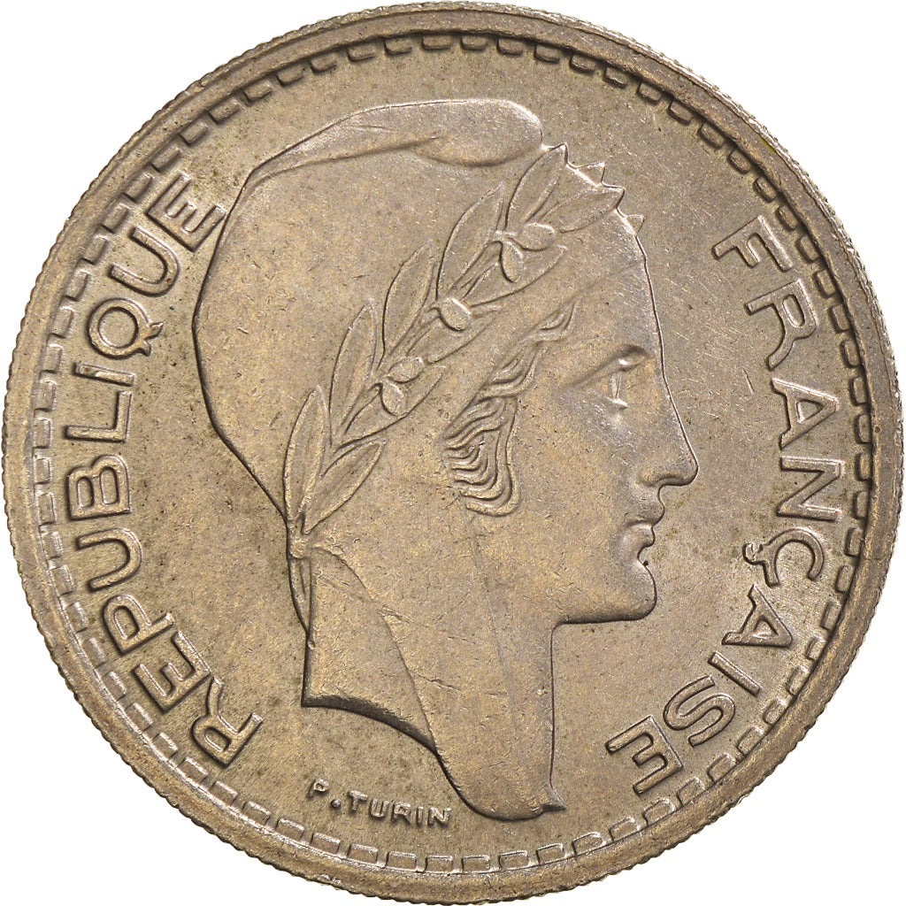 Moeda, França, 10 Francs, 1948
