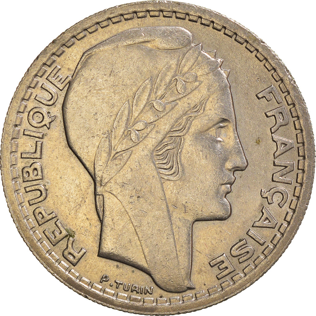 Moeda, França, 10 Francs, 1947