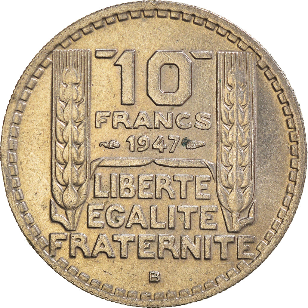 Moeda, França, 10 Francs, 1947