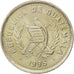 GUATEMALA, 25 Centavos, 1995, KM #278.5, MS(60-62), Copper-Nickel, 27, 7.93